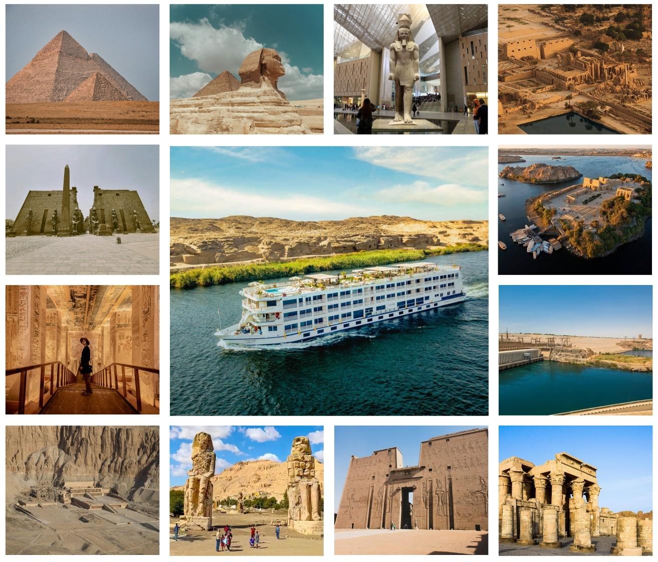 7 Days Nile Majesty & Cairo Wonders tour featuring the Pyramids, Nile Cruise, and iconic Egyptian landmarks