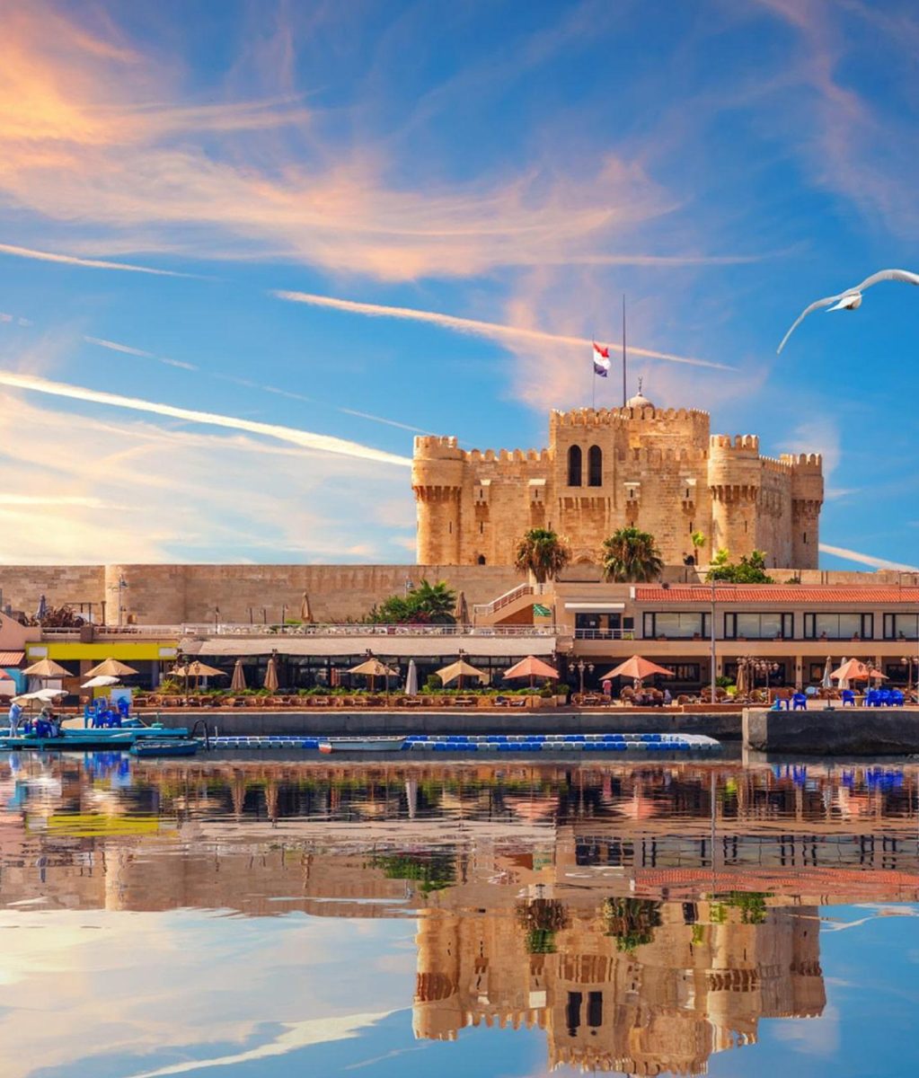 The Qaitbay Citadel in Alexandria, built on the site of the ancient Lighthouse.