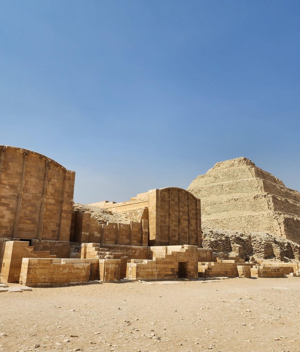 The Step Pyramid of Djoser in Saqqara, the world’s oldest stone pyramid.