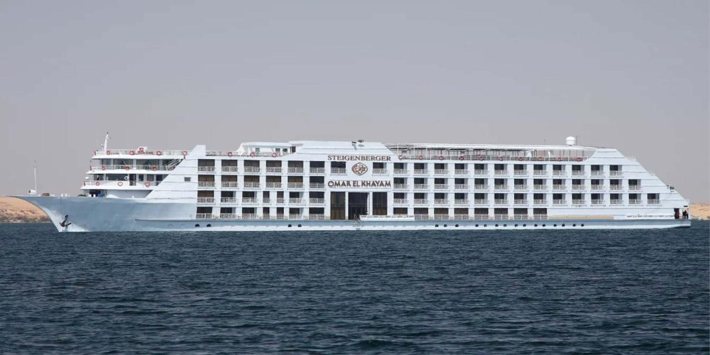 Steigenberger Omar El Khayam Lake Nasser Cruise Ship Exterior - MSM Travel Egypt