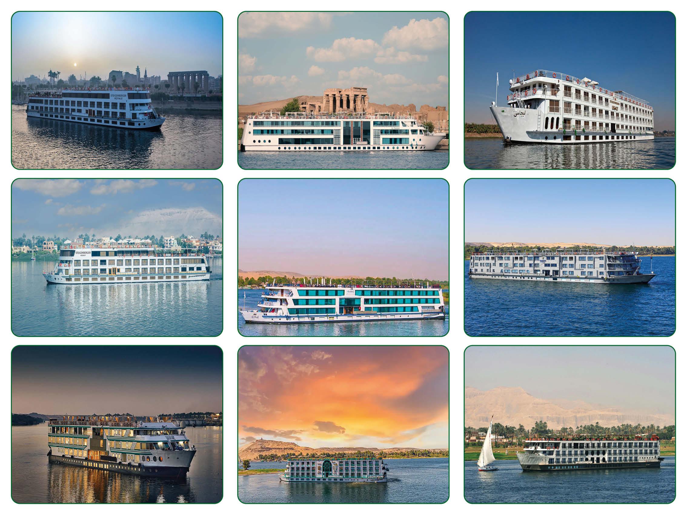 Ultra deluxe Nile cruise from Luxor to Aswan on the Nile River