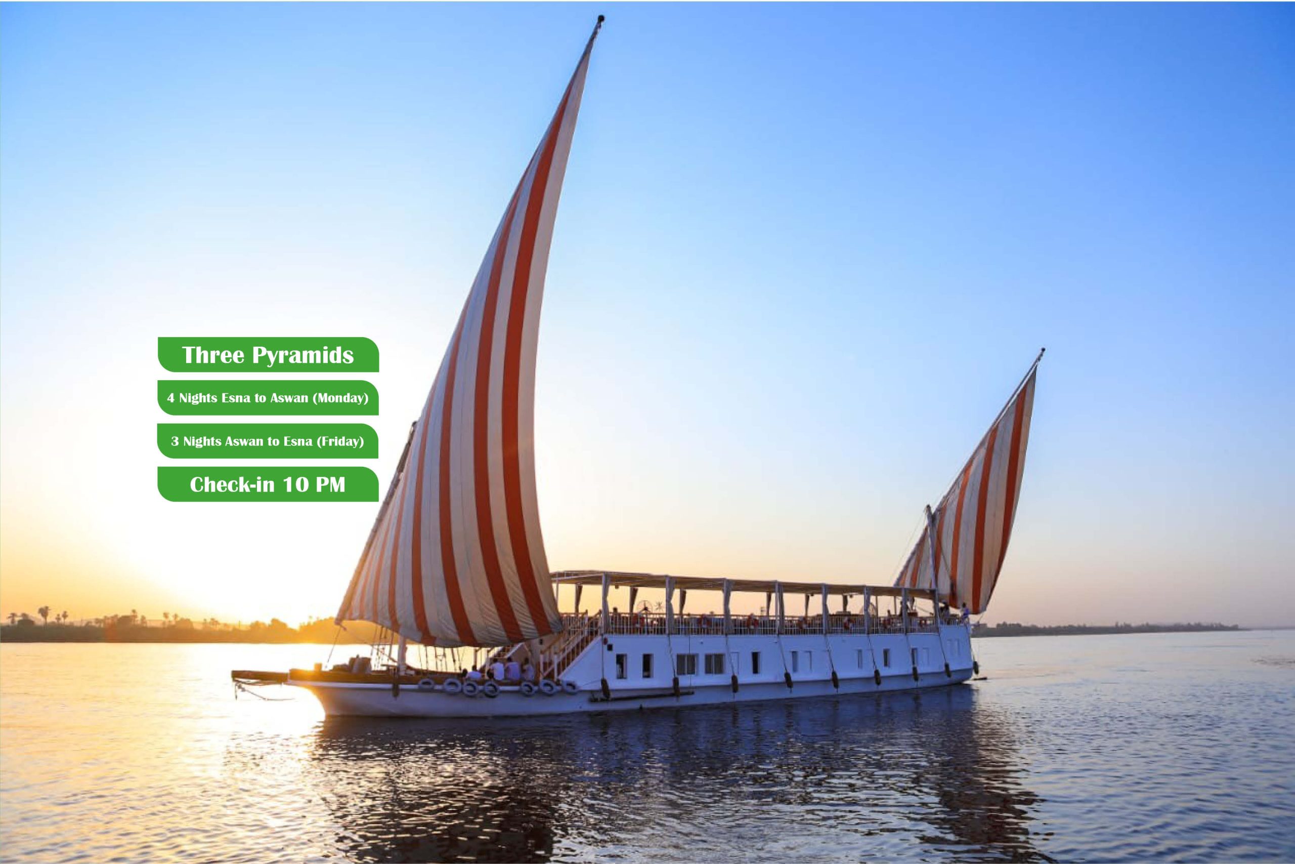 Classic Nile Dahabeya Cruise – Egypt’s Traditional Sailing Experience