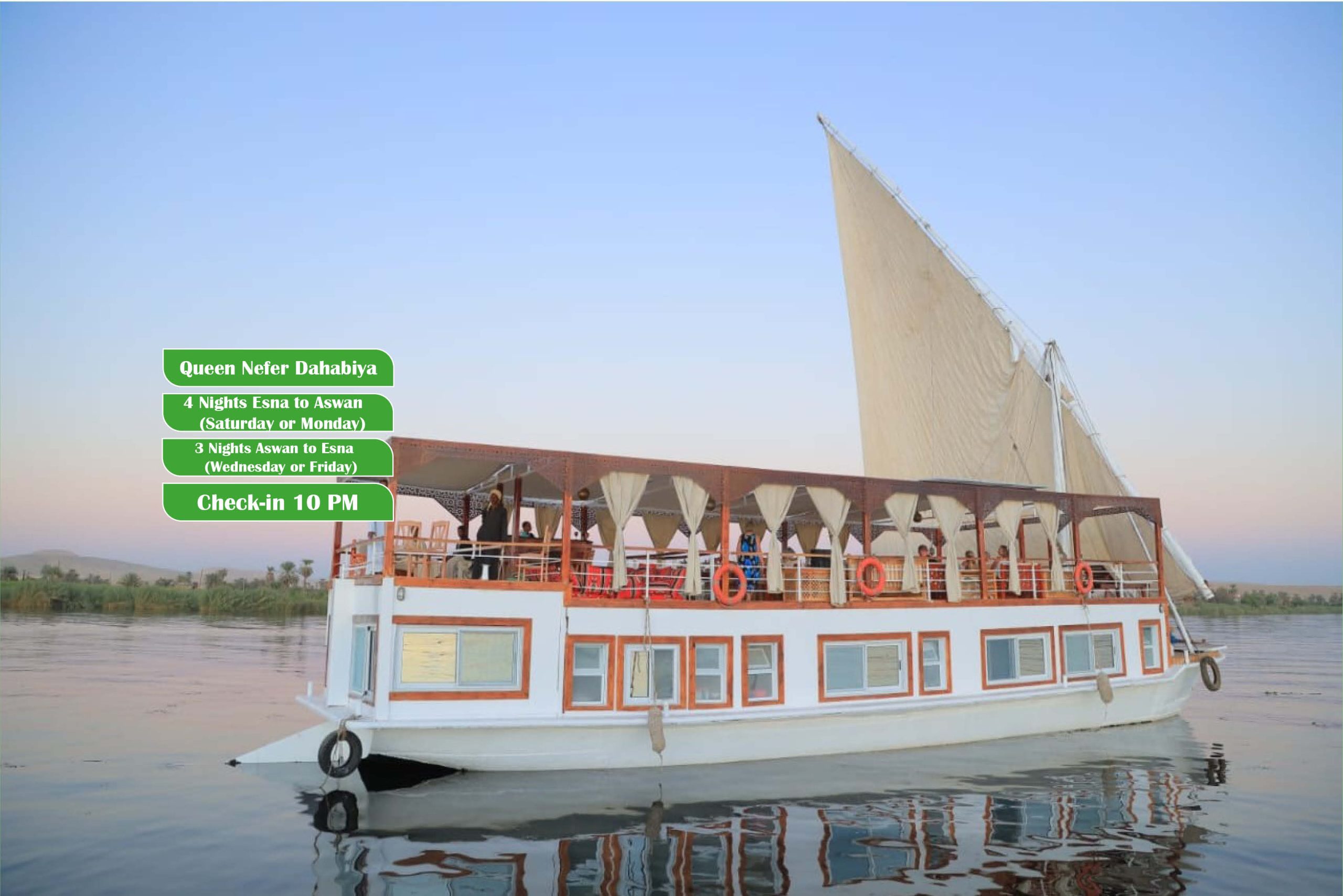 Classic Nile Dahabeya Cruise – Egypt’s Traditional Sailing Experience