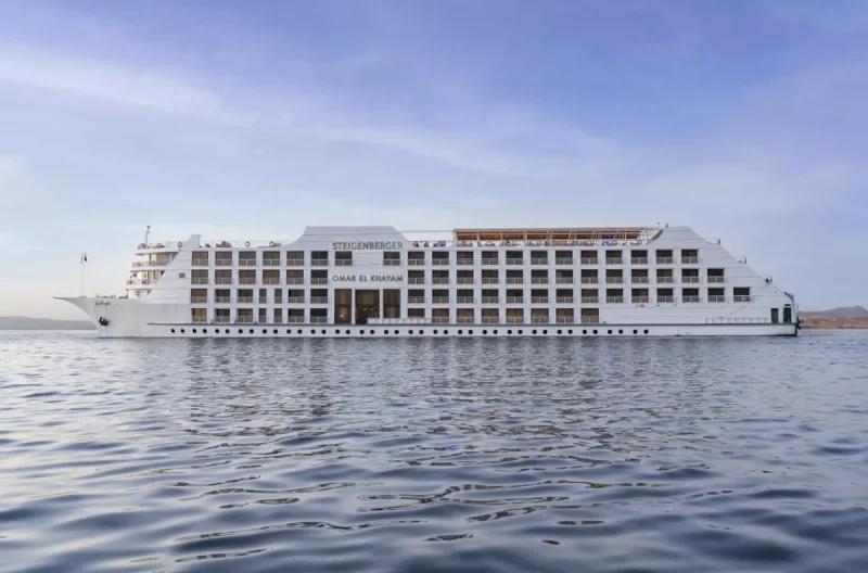 Lake Nasser Nile Cruise Luxury 5 Star Vessel Exterior - MSM Travel Egypt