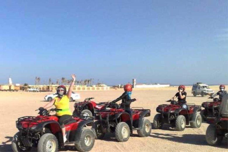 Hurghada Sunset Desert Safari Quad Biking Dunes - MSM Travel Egypt