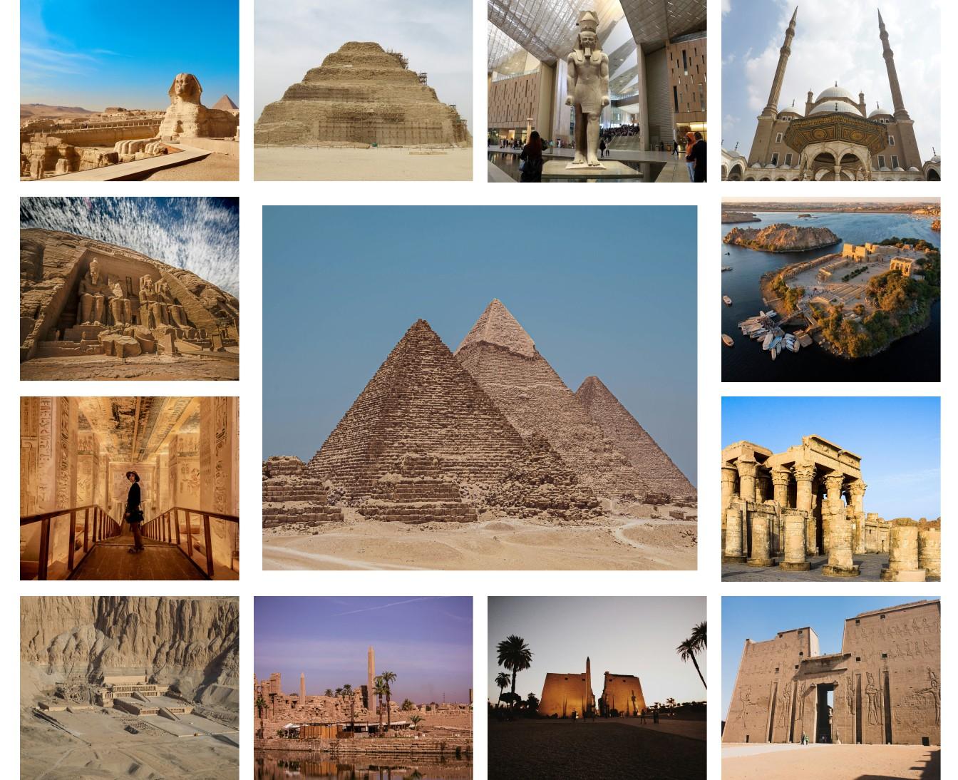 Pyramids of Giza with Nile river sunset, 5-day Egypt tour highlights