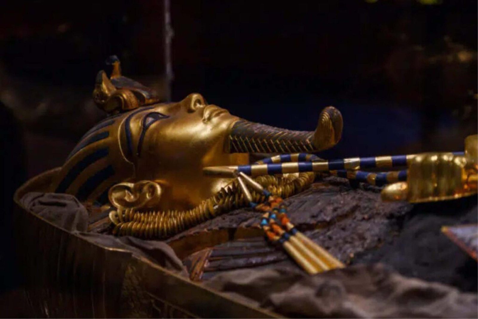 King Tutankhamun Golden Mask at the Grand Egyptian Museum on a 5-day Egypt tour.