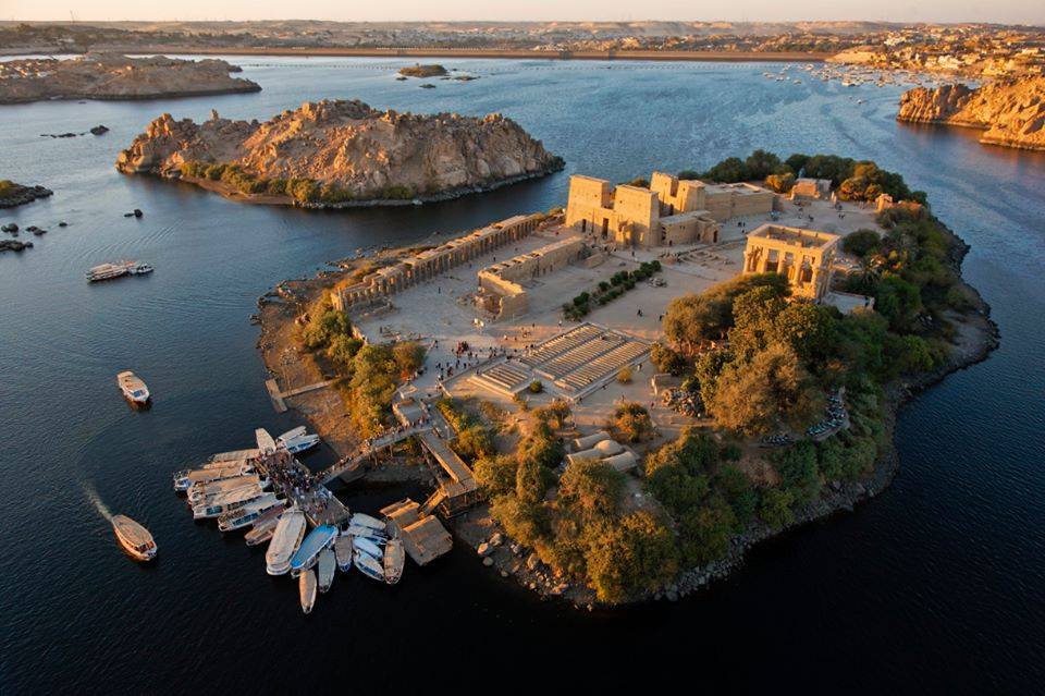 Philae Temple on Agilkia Island, Aswan, Egypt